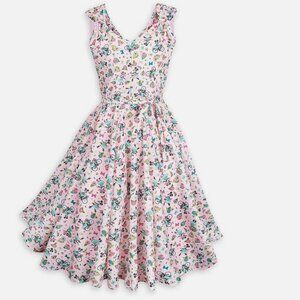 Disney Dress Shop Epcot Flower & Garden Festival Dress Minnie Mouse Pink L
